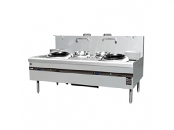 燃气环保双头双尾炒灶