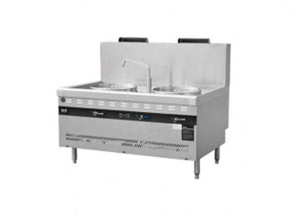 燃气环保双头煮面炉